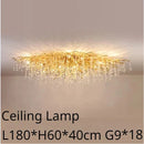 Gold Crystal Chandelier Modern Luxury for Dining Living Room - Ljojo