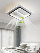 Modern Bladeless LED Ceiling Fan Light by Ljojo - Elegant Home Decoration Indoor Lighting Solution
