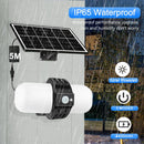 Ljojo 1000LM Solar Security Motion Sensor Flood Lights for Outdoor Garden