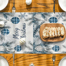 Festive Fir Snowflake Table Runner for Ljojo - Farmhouse & Wedding Decor
