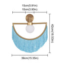 Ljojo Modern Tassel Wall Sconce Light Glass Ball Pendant Home Decor Lighting Fixtured