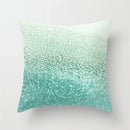 Ljojo Mint Green Geometric Animal Print Pillowcase for Home and Office Decor