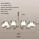 Nordic Glass Led Pendant Light Modern Chandelier by Ljojo for Home Decor.