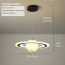 LED Glass Ball Pendant Lamp Creative Children Room Chandelier Ljojo Boy Bedroom Decor Light