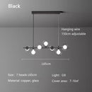 Modern Copper Glass Ball Pendant Lights Dining Kitchen Chandeliers by Ljojo