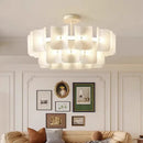Wabi Sabi Acrylic Chandelier Lamp Modern Minimalist Living Room Hanging Fixture by Ljojo
