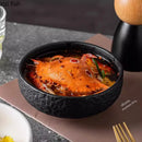 Ljojo Matte Ceramic Stone Patterned Soup Bowl Set for Molecular Cuisine Restaurant