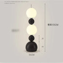 Italian Medieval Art Gourd Floor Lamp Bauhaus Designer Standing Light by Ljojo