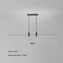 Ljojo LED Strip Pendant Lamp for Kitchen, Dining Room, Bedroom - Home Decor Chandelier