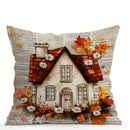 Autumn Harvest Decorative Pillow Cover Set by Ljojo for Sofa, Bedroom, Car