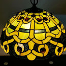 30CM Baroque Chandelier Tiffany Style Glass Lighting Retro Art Creative for Ljojo
