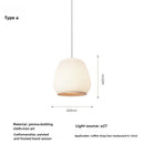Ljojo Minimalist Knitted Pendant Light for Chic Spaces