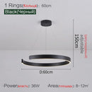Ljojo Minimalist C-shaped Pendant Light for Restaurant Bar, Bedroom, and Living Room