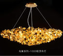 Nordic Bird's Nest Chandelier | Stainless Steel LED Kitchen Restaurant Decorative Hanging Lamp