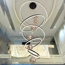 Ljojo LED Pendant Lights for Staircase Chandeliers, Modern Home Decor Hanging Lamps