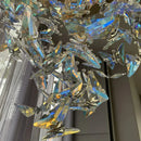 K9 Crystal Staircase Light Long Chandelier for Living Room by Ljojo