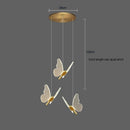Butterfly LED Wall Lamp Indoor Lighting by Ljojo - Elegant Bedroom Decoration Pendant Light Fixture