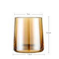 Ljojo 270ML Glass Mug - Modern Simple Style for Tea, Coffee, Juice & Water