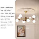 French Retro Glass Ball Chandelier Pendant Lamp Home Decor Lighting by Ljojo
