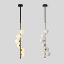 Nordic Glass Ball Pendant Lamp Minimalist Chandelier by Ljojo