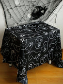 Ljojo™ Bat Lace Table Runner Cobweb Tablecloth Gothic Halloween Dining Decor