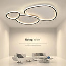 Ljojo Minimalist LED Ceiling Lamp Dimmable Remote Control Creative Chandelier