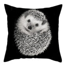 Hedgehog Print Pillow Cover for Home Sofa Decor - Ljojo