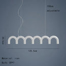 Ljojo Modern Art LED Pendant Light for Minimalist Italian Restaurant Chandeliers & Living Rooms