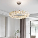 Ljojo LED Crystal Chandelier Ceiling Lamp for Living Room Lighting