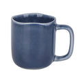 Ljojo 440ml Ceramic Coffee Mug with Handle, Solid Color Irregular Cup Home Breakfast Oat Cup