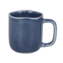 Ljojo 440ml Ceramic Coffee Mug with Handle, Solid Color Irregular Cup Home Breakfast Oat Cup