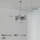 Ljojo Nordic Minimalist U-shaped Iron Chandelier Art Pendant Lamp LED Lighting