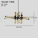 Ljojo LED Pendant Light Glass Hanging Chandelier for Living Dining Room Bedroom Decor