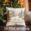 Christmas-Themed Pillow Covers by Ljojo - Perfect for Sofa, Bedroom, Car