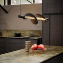 Italian Designer Art LED Pendant Lights Waves Chandeliers for Dinning Living Room by Ljojo