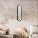 LED Oval Wall Lamp Natural Marble Gold Black Copper Modern Elegant Lighting for Ljojo