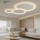 Ljojo Geometric LED Ceiling Light Chandelier Modern Living Room Decorative Home Lamp