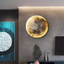 Art Moon LED Wall Lamp Modern Aisle Corridor Sconce Gallery Background Decoration by Ljojo