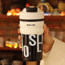 Ljojo 550ml Tritan Sports Water Bottle for Girls: Large Capacity, Double Drinking, Portable Straw Cup
