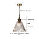 Ljojo Lotus Leaf Flower Glass Pendant Lamp - Nordic Modern Hanging Lights