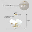 Nordic Glass Pendant Light Chandelier for Living Room by Ljojo