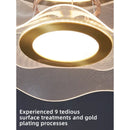 Nordic Luxury Lotus Acrylic LED Chandelier Pendant Light by Ljojo