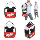 Ljojo Mickey Mouse Insulated Lunch Bag - Portable Thermal Bento Box