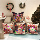 Ljojo LED Christmas Pillowcase - Santa Claus Fawn Design for Festive Home Decor