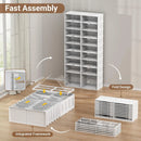 Ljojo™ Heavy Duty Shoe Storage Box Organizer for Entryway, 9 Tiers Stackable Cabinet
