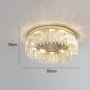 Ljojo Luxury Crystal LED Ceiling Lamps for Elegant Home Lighting