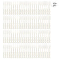 Ljojo 100PCS Plastic Fruit Fork Set for Home, Restaurant, Picnic, Camping - Reusable