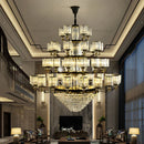Ljojo Luxury Crystal Chandelier: Modern Duplex Main Lighting for High-Grade Living Room