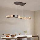 Ljojo LED Crystal Chandelier Ceiling Lamp for Indoor Living Room Lighting