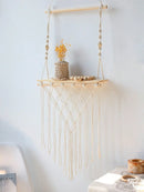 Ljojo™ Macrame Floating Wall Shelf for Modern Home Decor